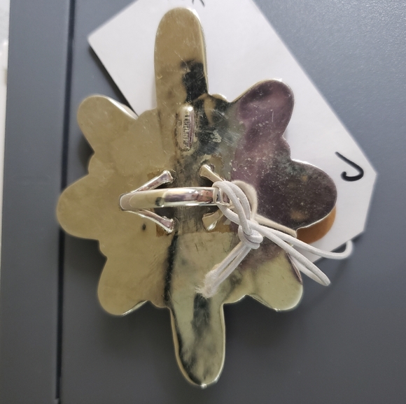 Stunning Large Statement Purple Mohave Turquoise Ring - Picture 3 of 6